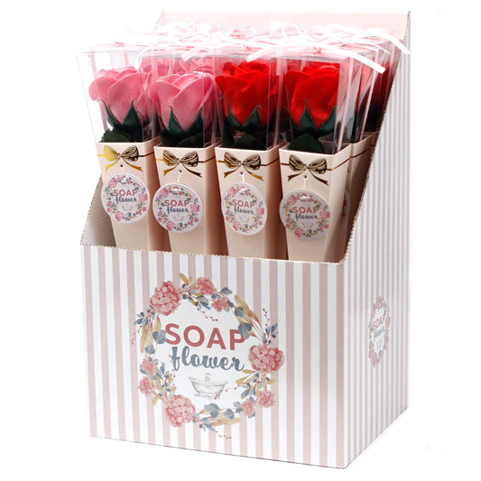Soap Flower - Medium Roses (assorted colors)