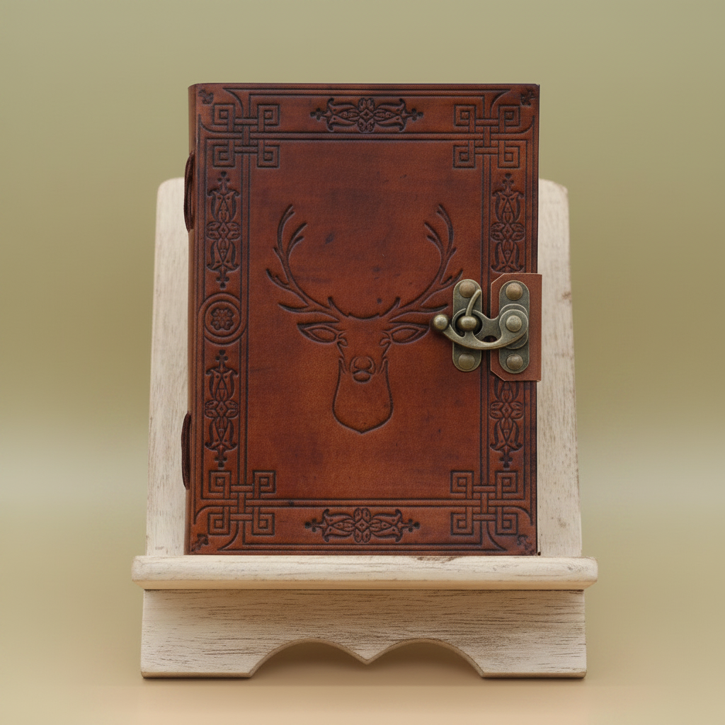 Cuaderno de Cuero Ciervo