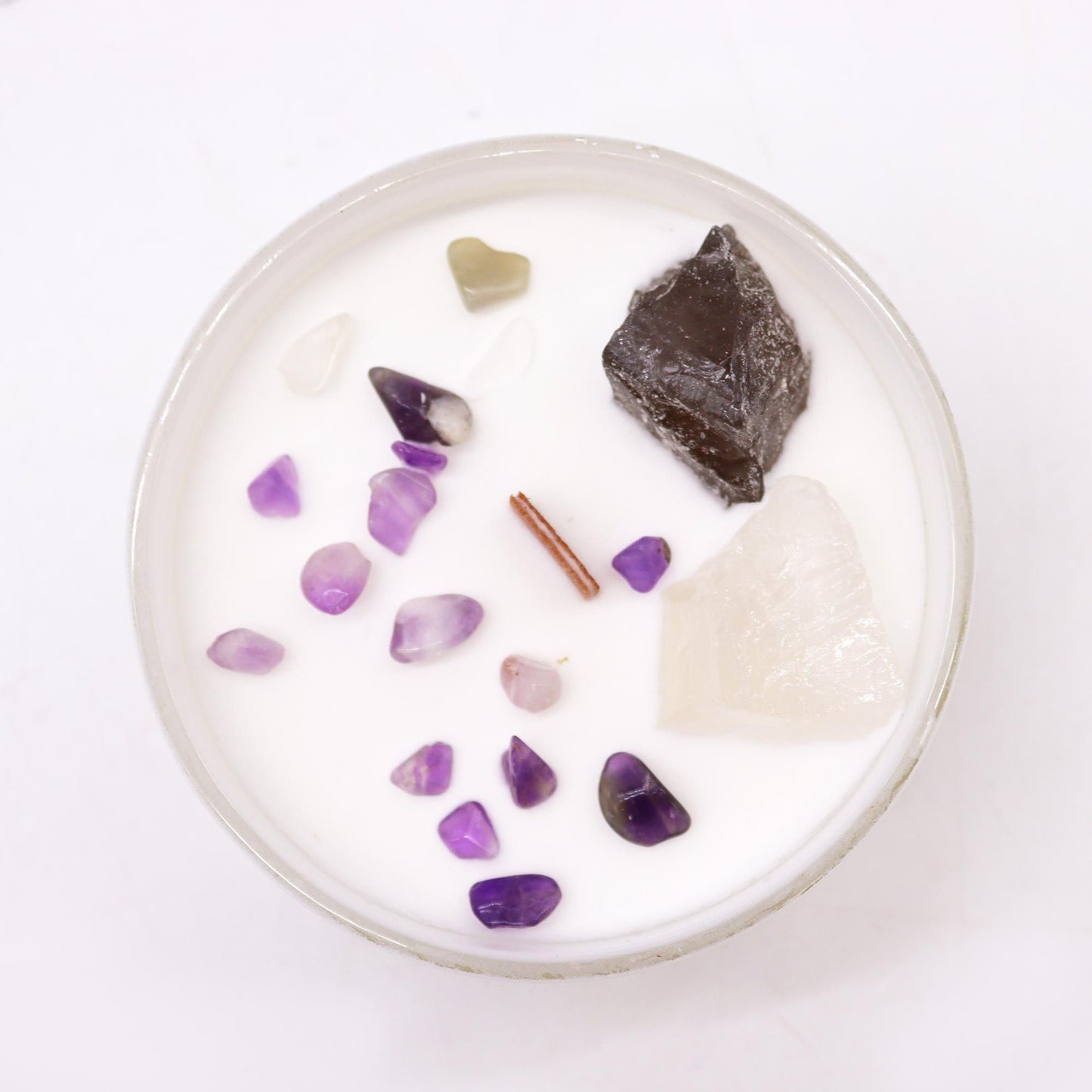 Velas de Cristal de Chakra - Chakra de la Corona - Velas de Cristal de Chakras