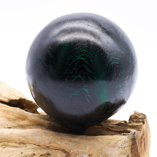 Emerald Green Crackle Finish Table Lamp