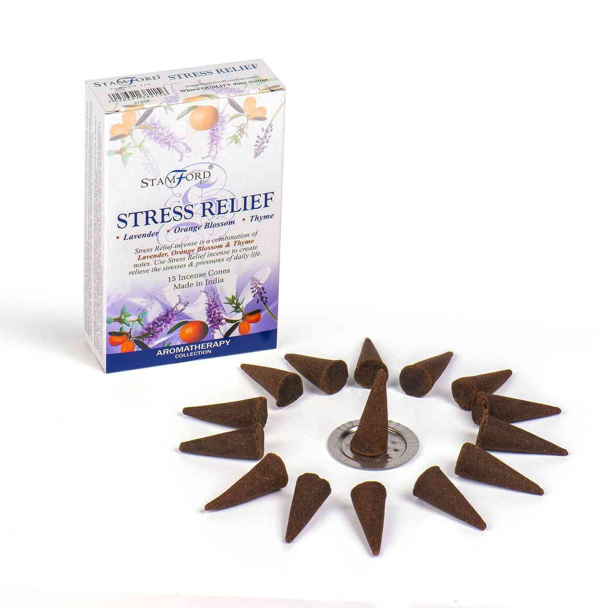 Conos Stress Relief - Incienso Stamford Premium Conos | El Bazar de Tizar