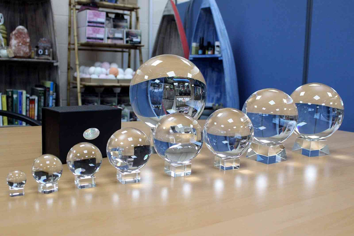 Bola de Cristal con Soporte 130mm - Bolas de cristal AW Artisan