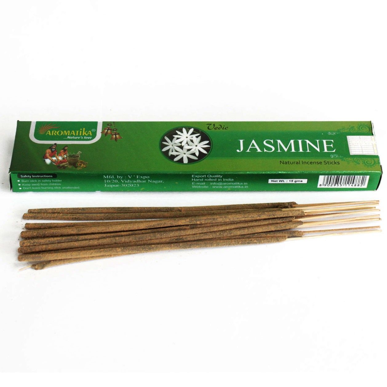 Védica - Palitos de incienso - jazmín - Védico - Palitos de incienso