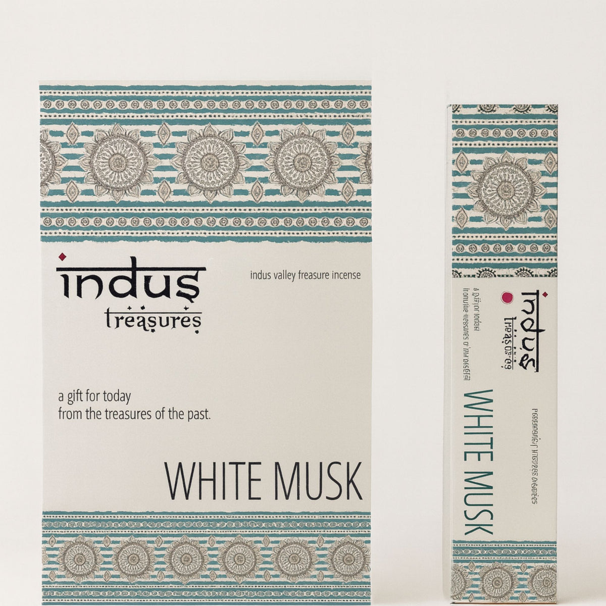 Indus Treasures - Almizcle Blanco - 15gms - Incienso en Varillas Indus Treasures | El Bazar de Tizar