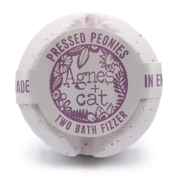 Set de Regalo: Bomba de baño de Peonías & té y rosas + Vela de Café & Nueces
