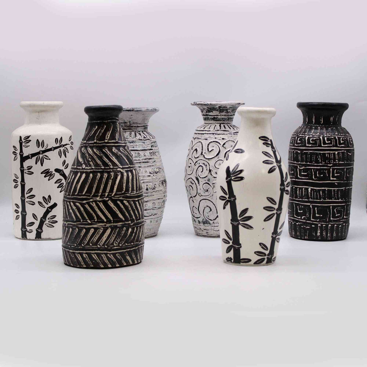 Jarrón Cerámica Clásico - Crema - boho cerámica clásico | El Bazar de Tizar