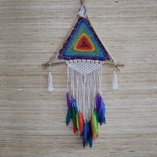 Bali Dreamcatchers - Large Multi Pyramid - Atrapasueños Bali, artesanal