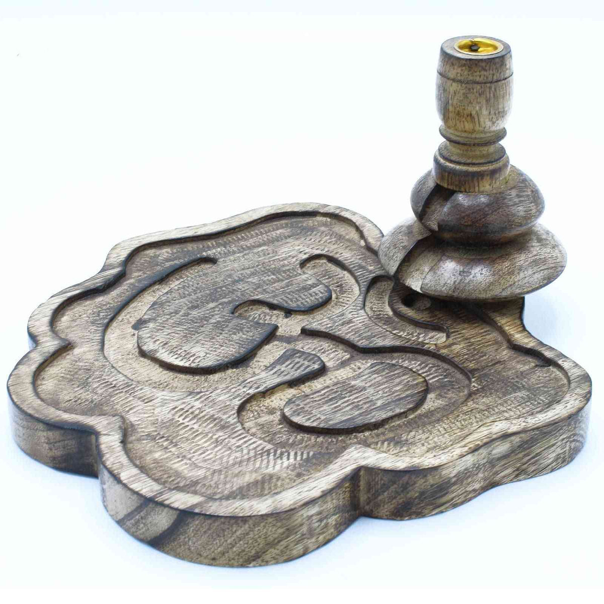 Lrg Quemador Inverso Madera de Mango - Ohm - Quemador de Flujo Inverso de Madera de Mango