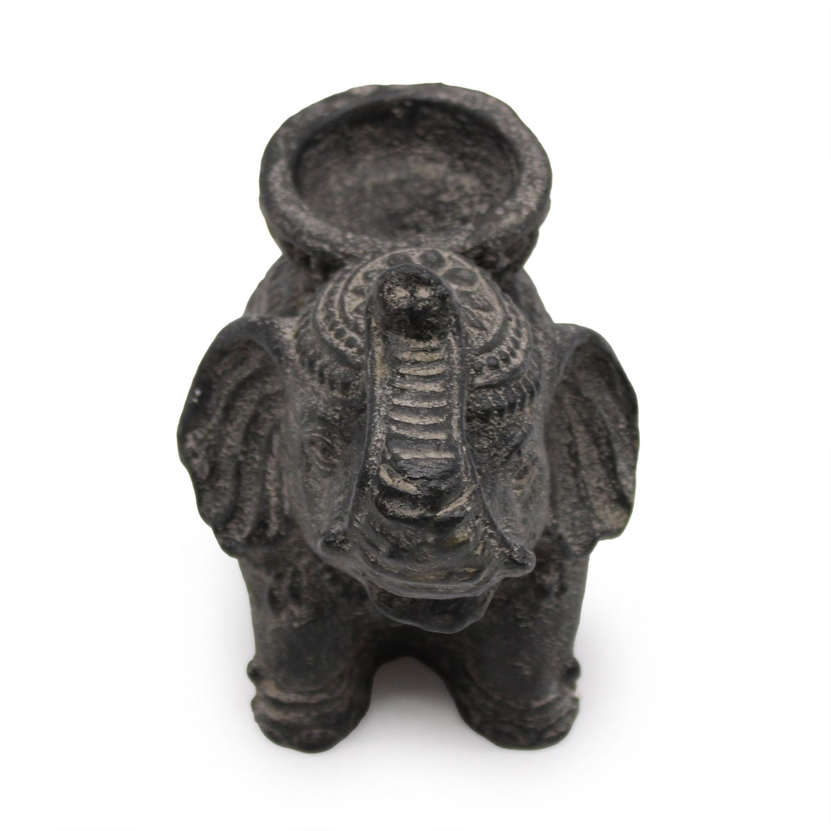 Elefante Incienso y Candelabro (antiguo negro)