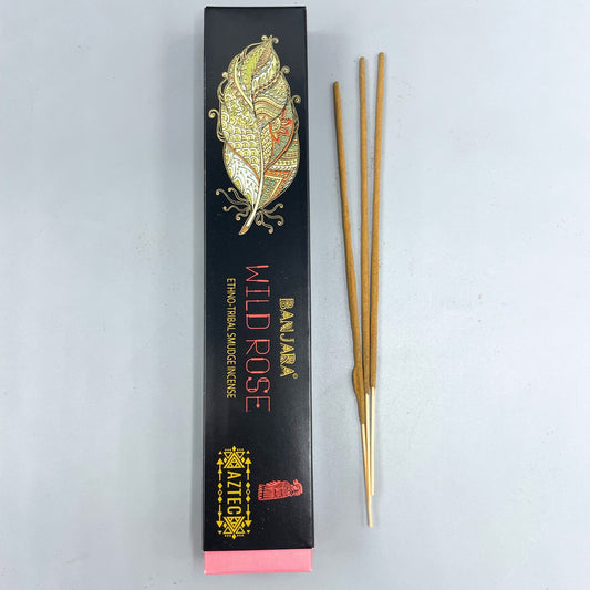Incienso Banjara Tribal Smudge - Rosa Salvaje - Incienso Banjara Tribal Smudge