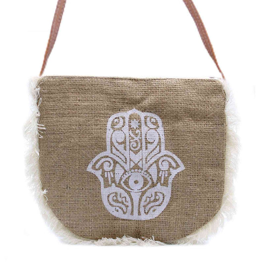 Bolso con flecos - Hamsa