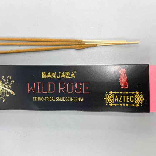 Incienso Banjara Tribal Smudge - Rosa Salvaje - Incienso Banjara Tribal Smudge