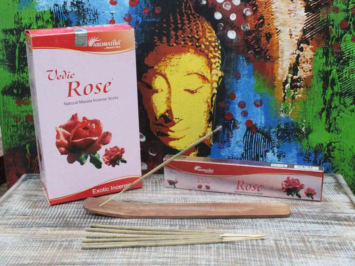 Védica - Palitos de incienso - Rosa - Védico - Palitos de incienso | El Bazar de Tizar
