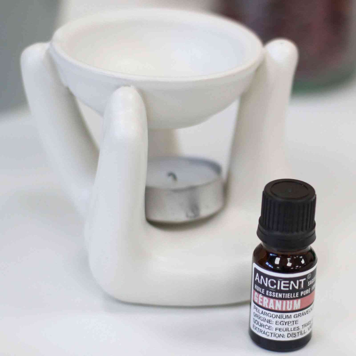 Quemador de Aceite Amigos Ángeles - Blanco