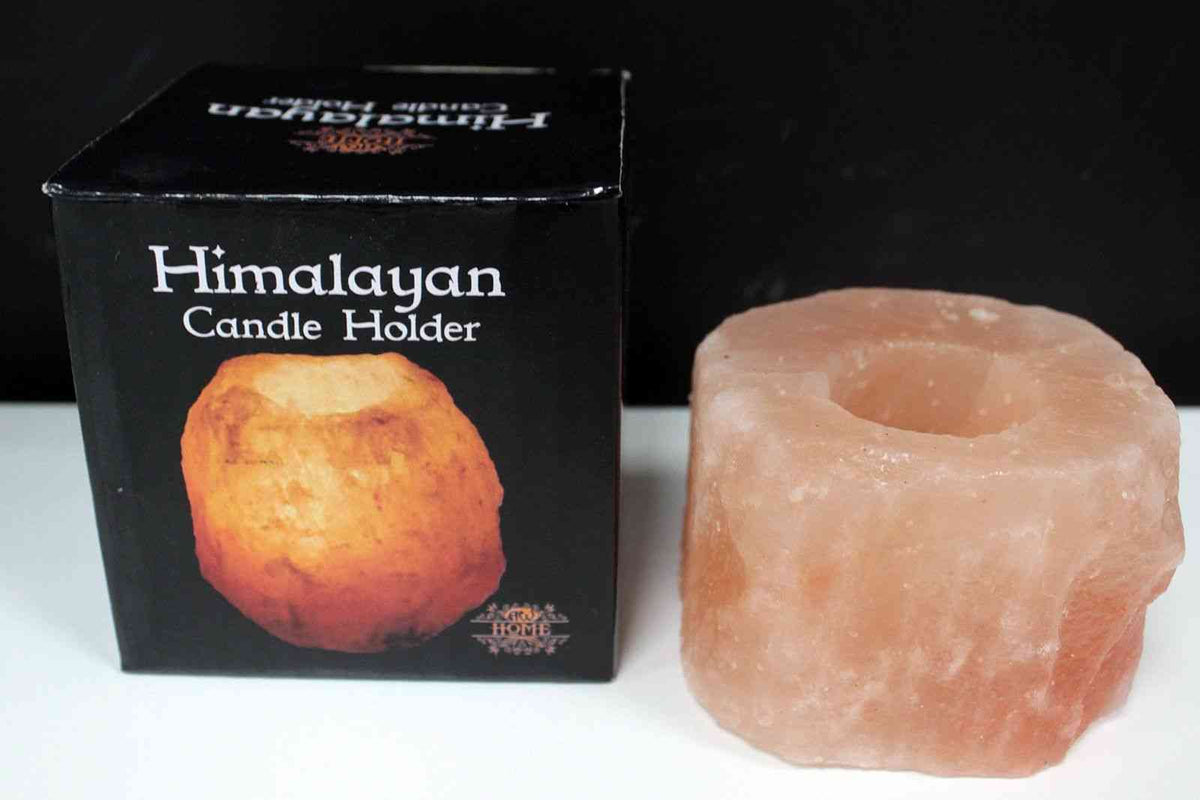 Salero de vela de calidad natural - Lámparas de Sal del Himalaya | El Bazar de Tizar