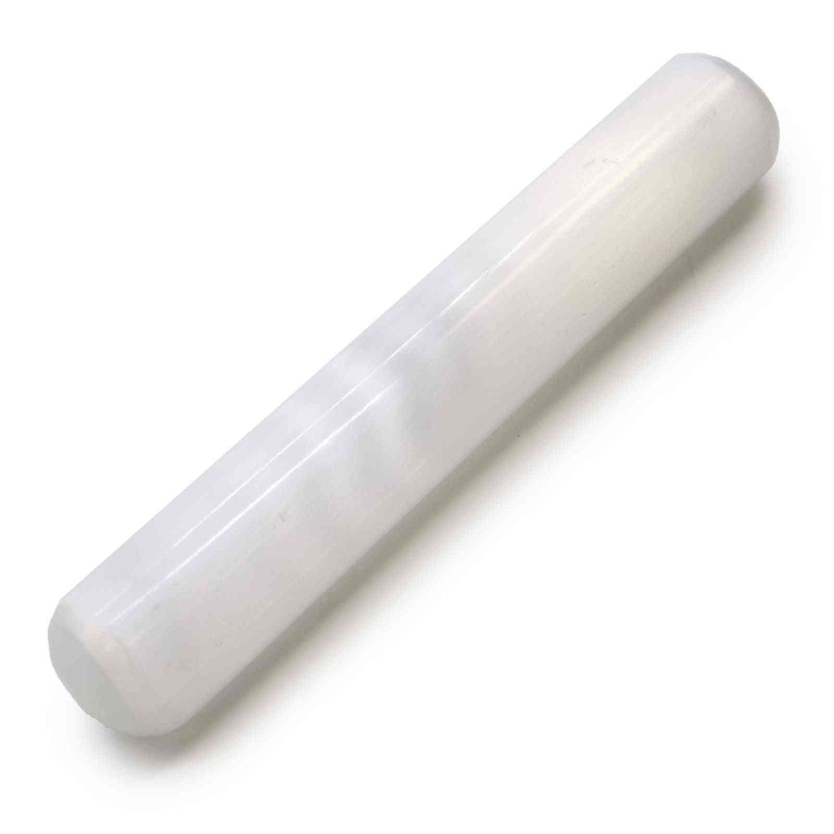 Varita de Selenita - 16 cm (Ambos extremos redondos)