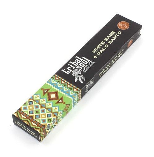 Incienso Tribal Soul - Salvia Blanca + Palo Santo - Incienso Tribal Soul
