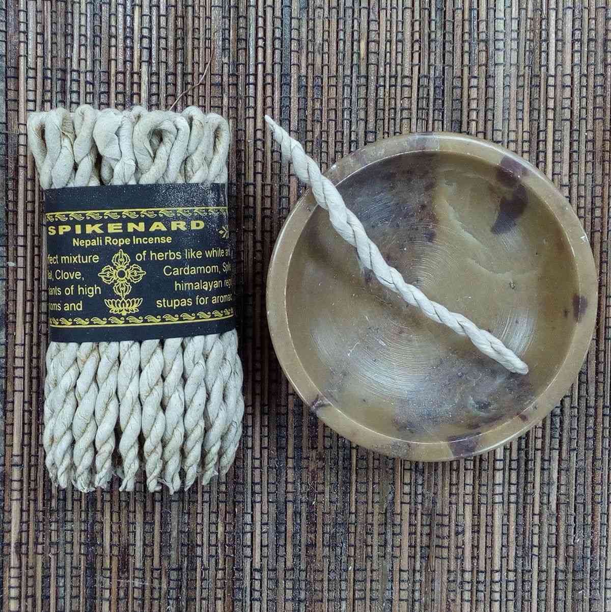 Incienso Hierbas puras cuerda de Nardo - Cuerdas de incienso Pure Herbs