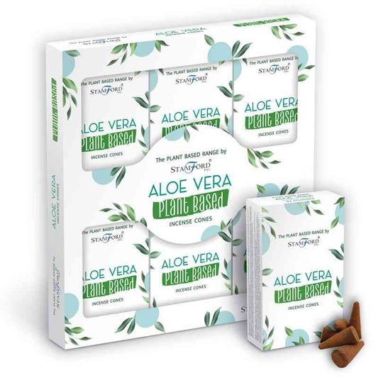 Conos de Incienso a Base de Plantas - Aloe Vera