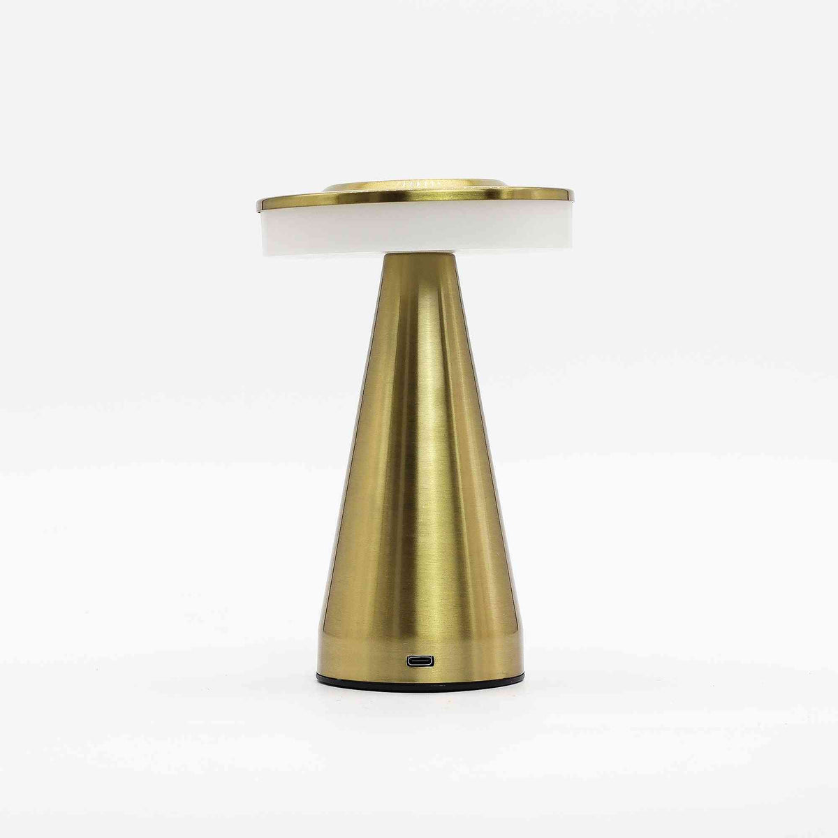 Lámpara táctil - Tallo alto de cobre - USB (C) - Recargable (400 vatios) - Lámparas de mesa táctiles | El Bazar de Tizar