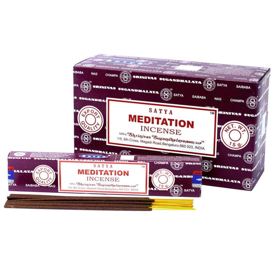 Varillas de Incienso Satya 15gm - Meditación - Artisan Product Handmade Made In India | El Bazar de Tizar