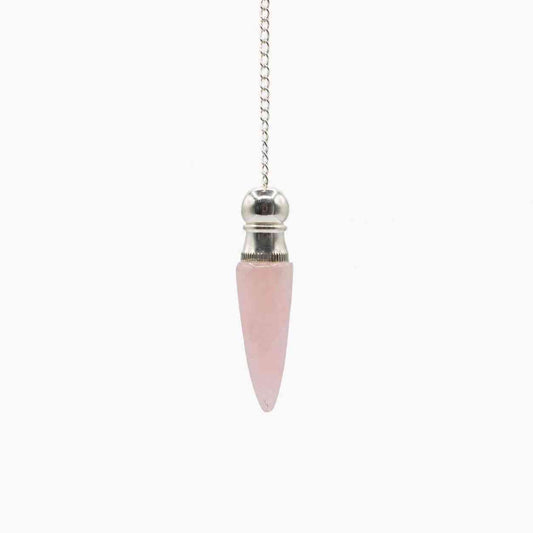 Descubrimiento de Cavidad Secreta del Péndulo de la Verdad - Cuarzo Rosa - Plateado