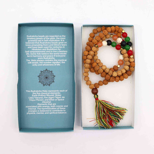 Collar Bali Mala - Energía de los Cinco Elementos