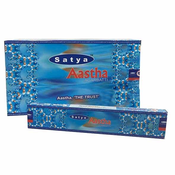 Incienso Aastha Incense - 15g | Nag Champa incienso | El Bazar de Tizar