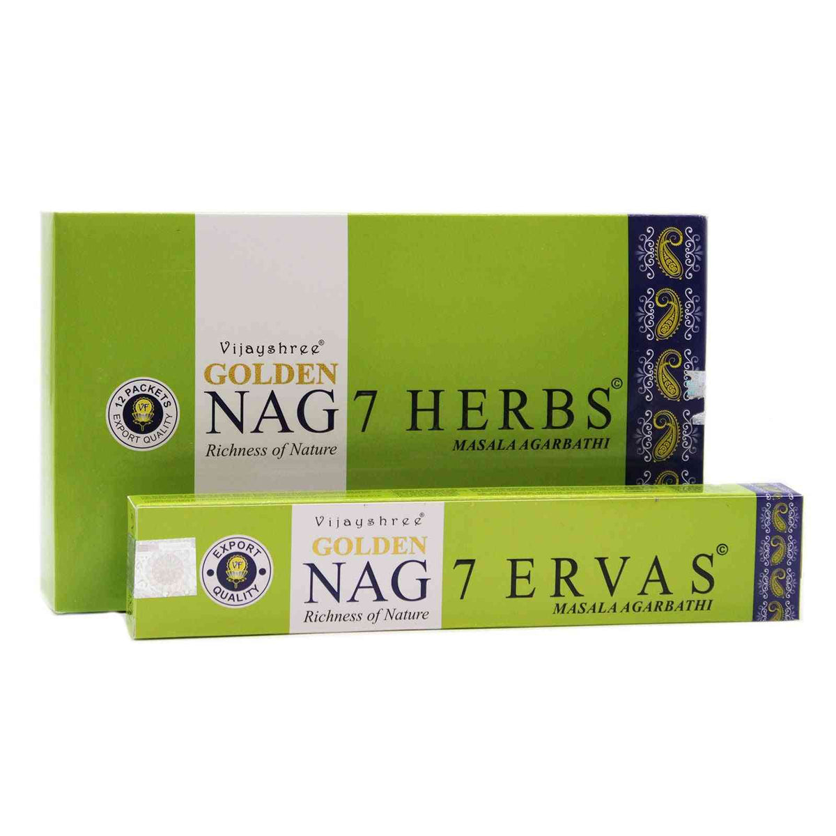 15g Golden Nag - Siete hierbas - Incienso Golden