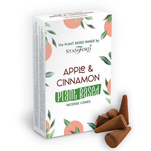 Conos de Incienso a Base de Plantas - Manzana y Canela - Conos de incienso Stamford Premium a base de plantas