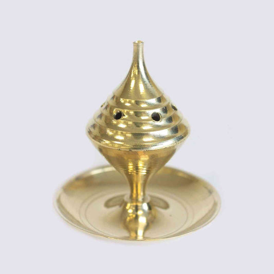 Pequeño quemador de incienso - Quemadores de incienso de latón tradicionales, Artisan Product