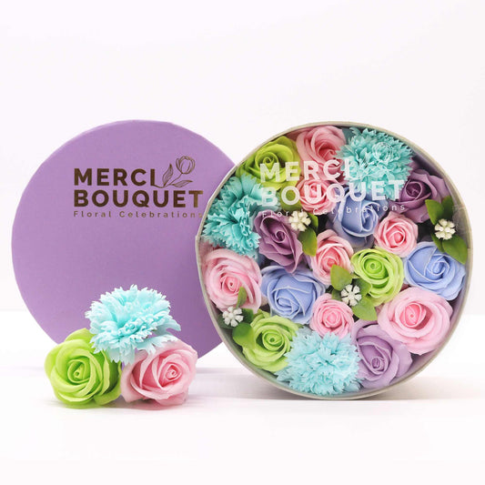 Round Box - Baby Blessings - Blue