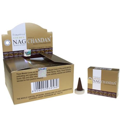 Incienso Golden Chandan Conos | Incienso Golden | El Bazar de Tizar