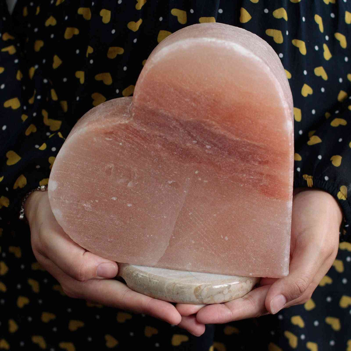 Lámpara de sal - Corazón - Artisan Product Ethically Sourced Handmade | El Bazar de Tizar