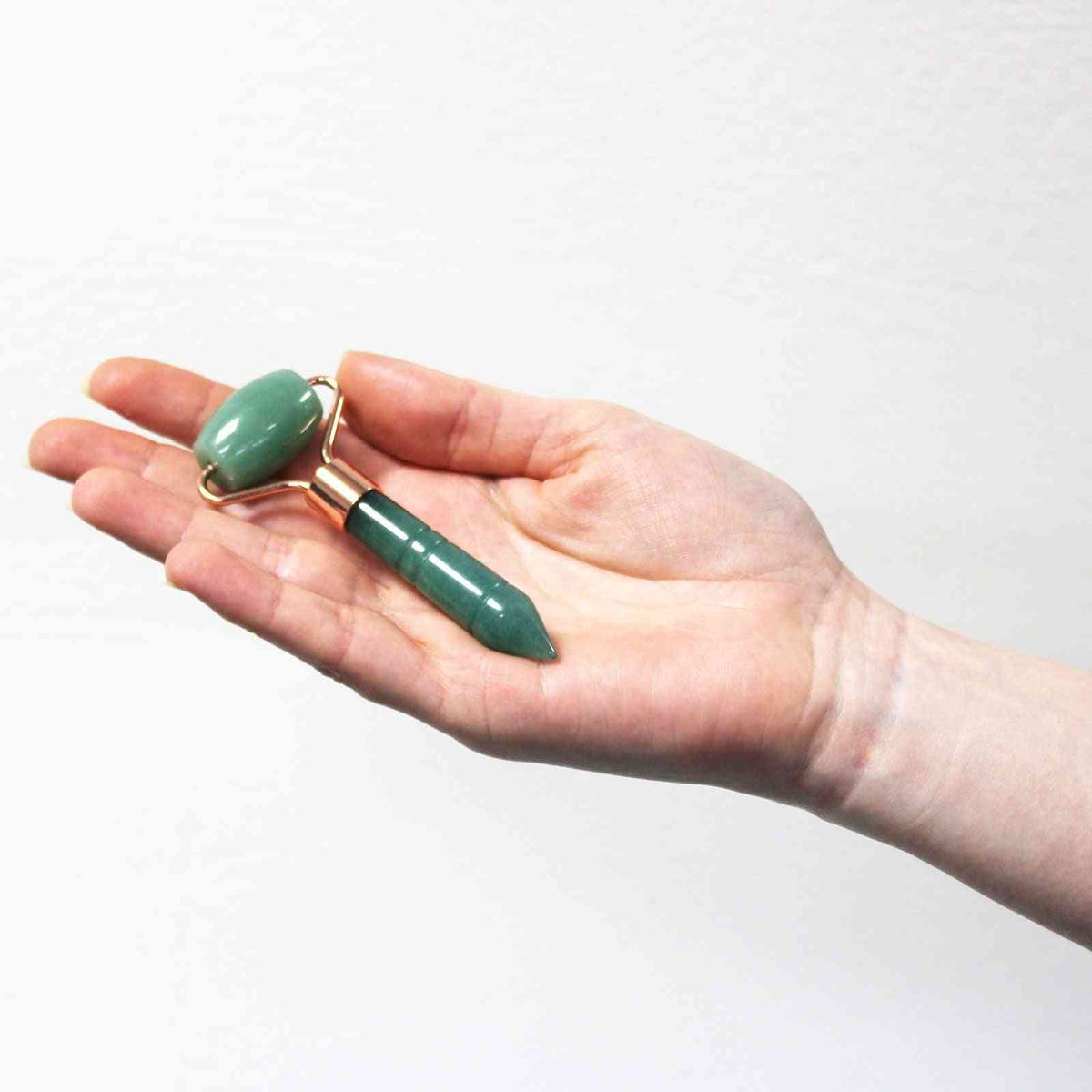 Mini Rodillo de Piedras Preciosas - Cuarzo rosa - Rodillos de Masaje Facial | El Bazar de Tizar
