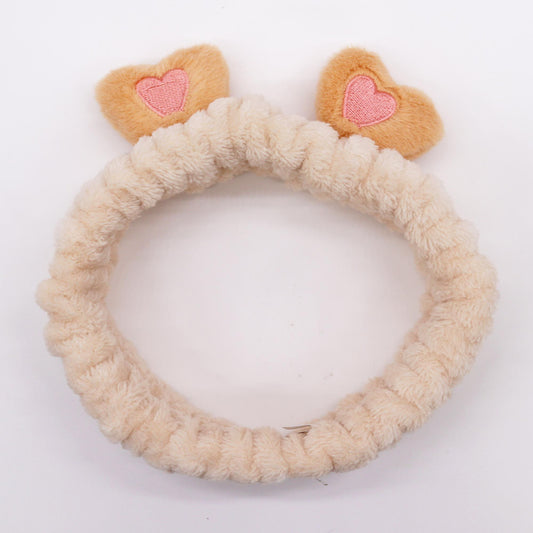 Diadema de Maquillaje Corazones y Orejas