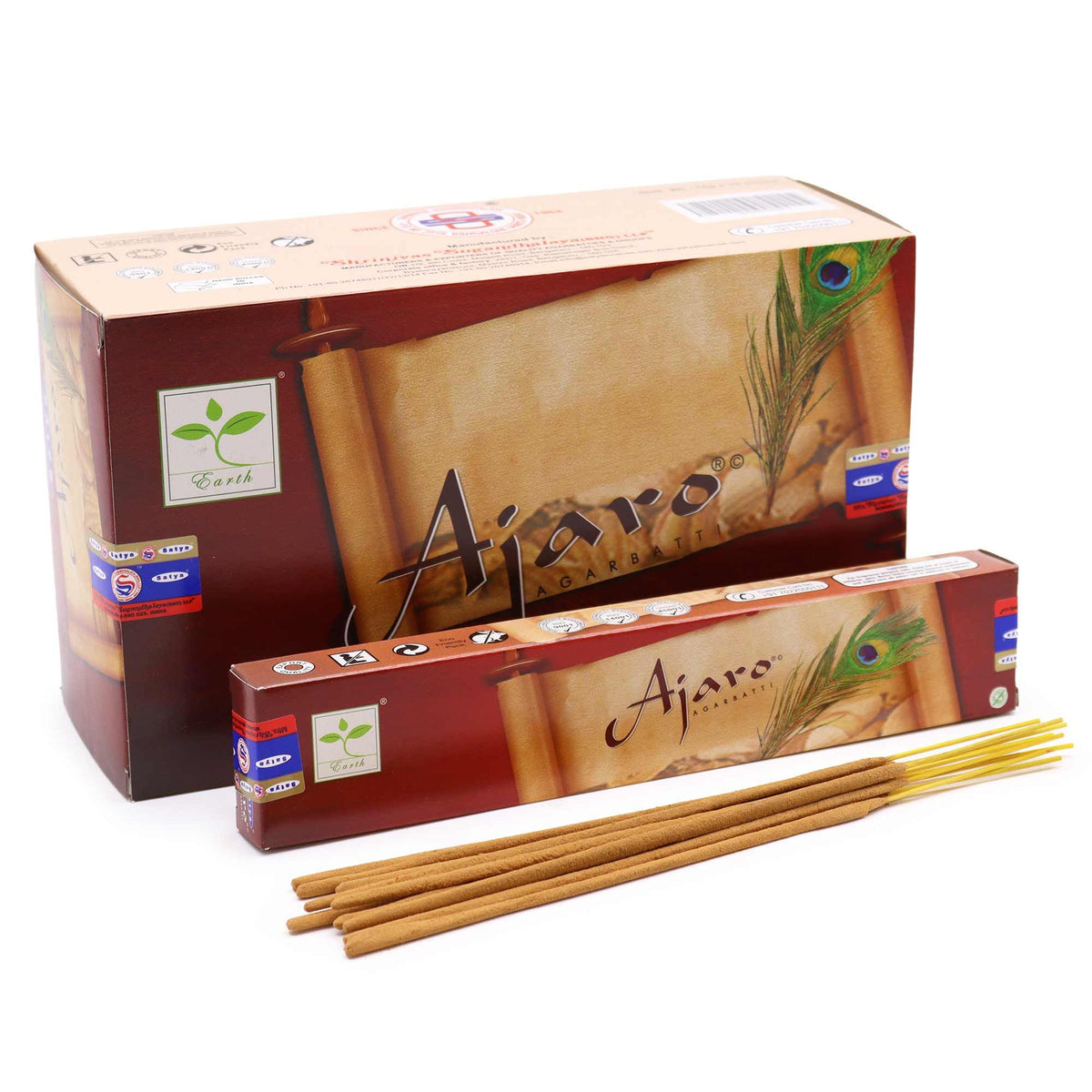 Varillas de Incienso Satya 15gm - Ajaro - Artisan Product Handmade Made In India | El Bazar de Tizar
