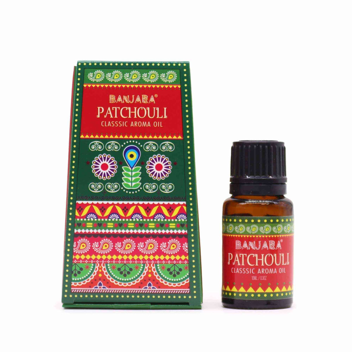 Aceite con fragancia de la India Banjara 10ml - Pathchouli - Aceites de Fragancias Indias 10ml