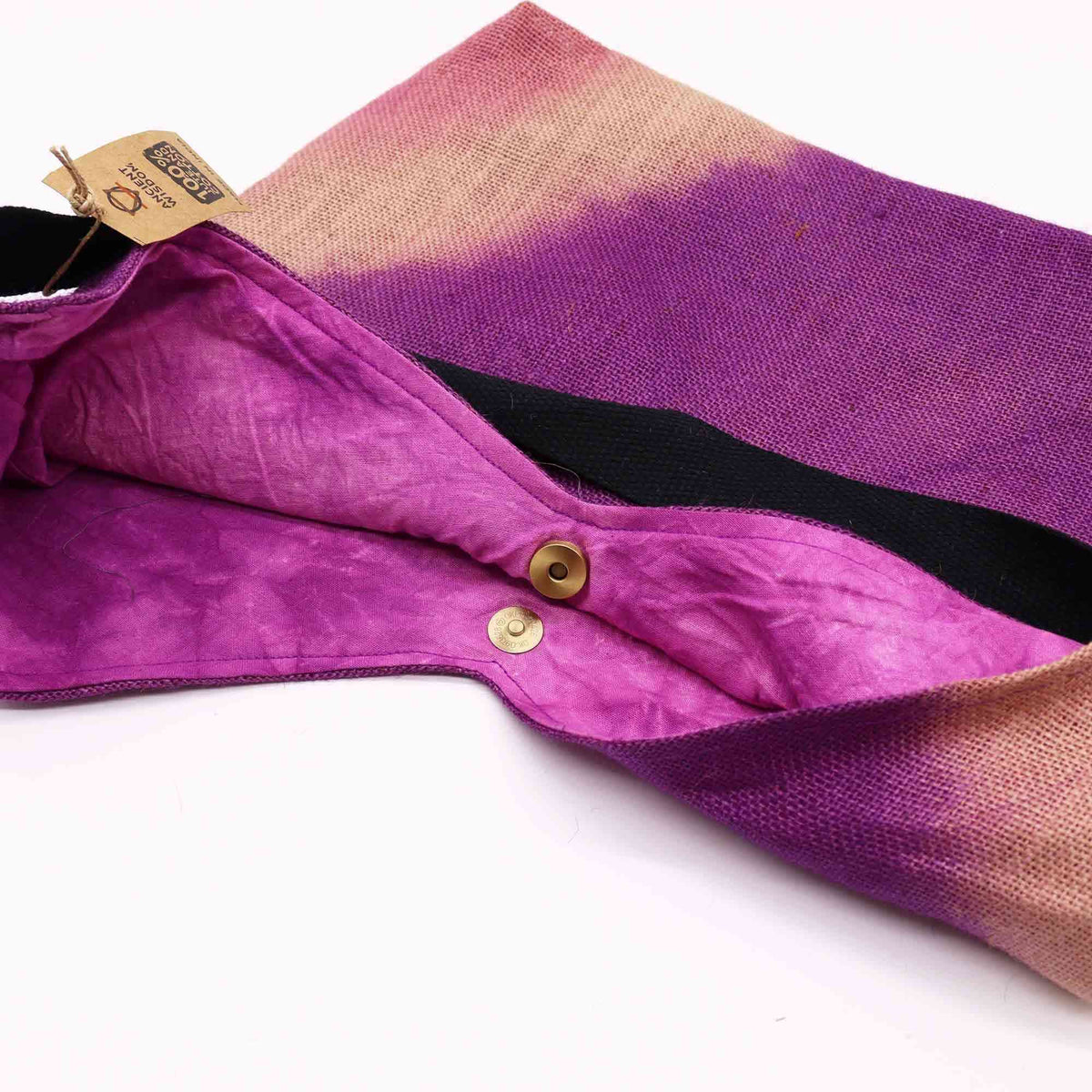 Bolso de hombro - Fucsia antiguo - Bolso de Hombro de Tela Suave