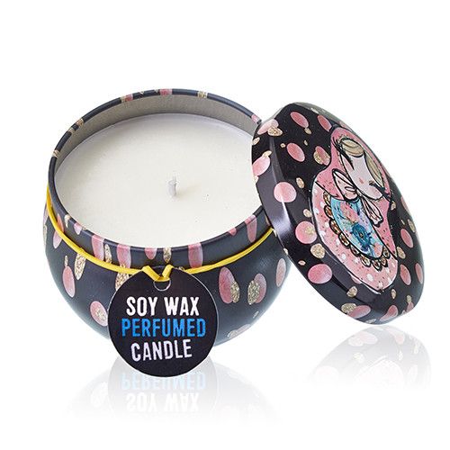 Vela artistica de Hojalata - Muñecas rusas -Muñeca azul - Velas Artisticas de Hojalata | El Bazar de Tizar