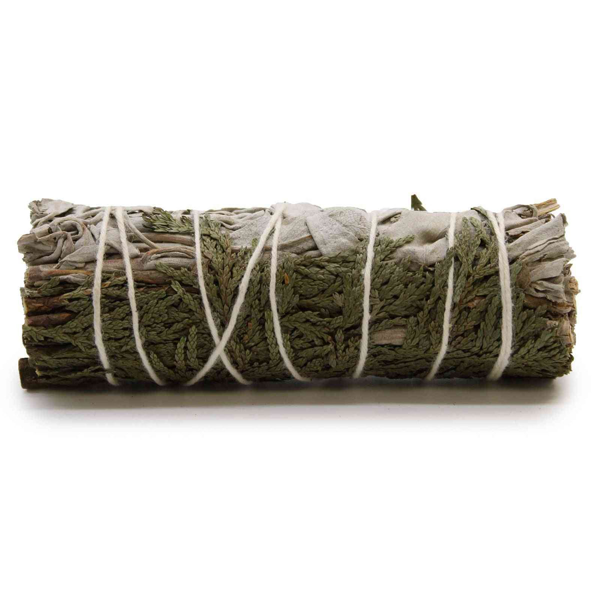 Atado de Hierba - Salvia Blanca y Cedro 10cm - Atados de Smudge – Envuelto individualmente