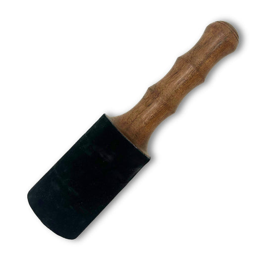 Palo de Madera - 18x4 cm - Asa Doble Curvada para Cuenco Tibetano - Palos y Cojines para Artículos Tibetanos