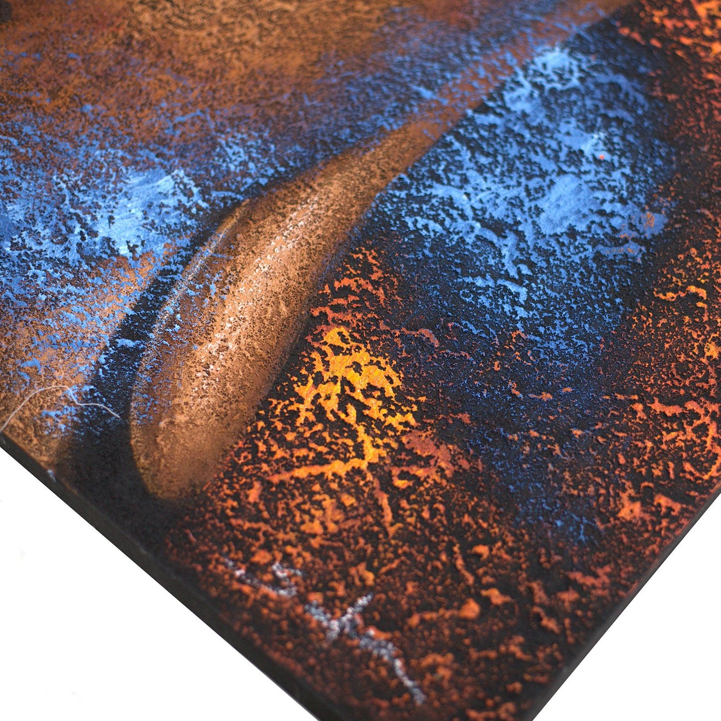 Cuadro de Buda · Rostro de Cobre Metalizado