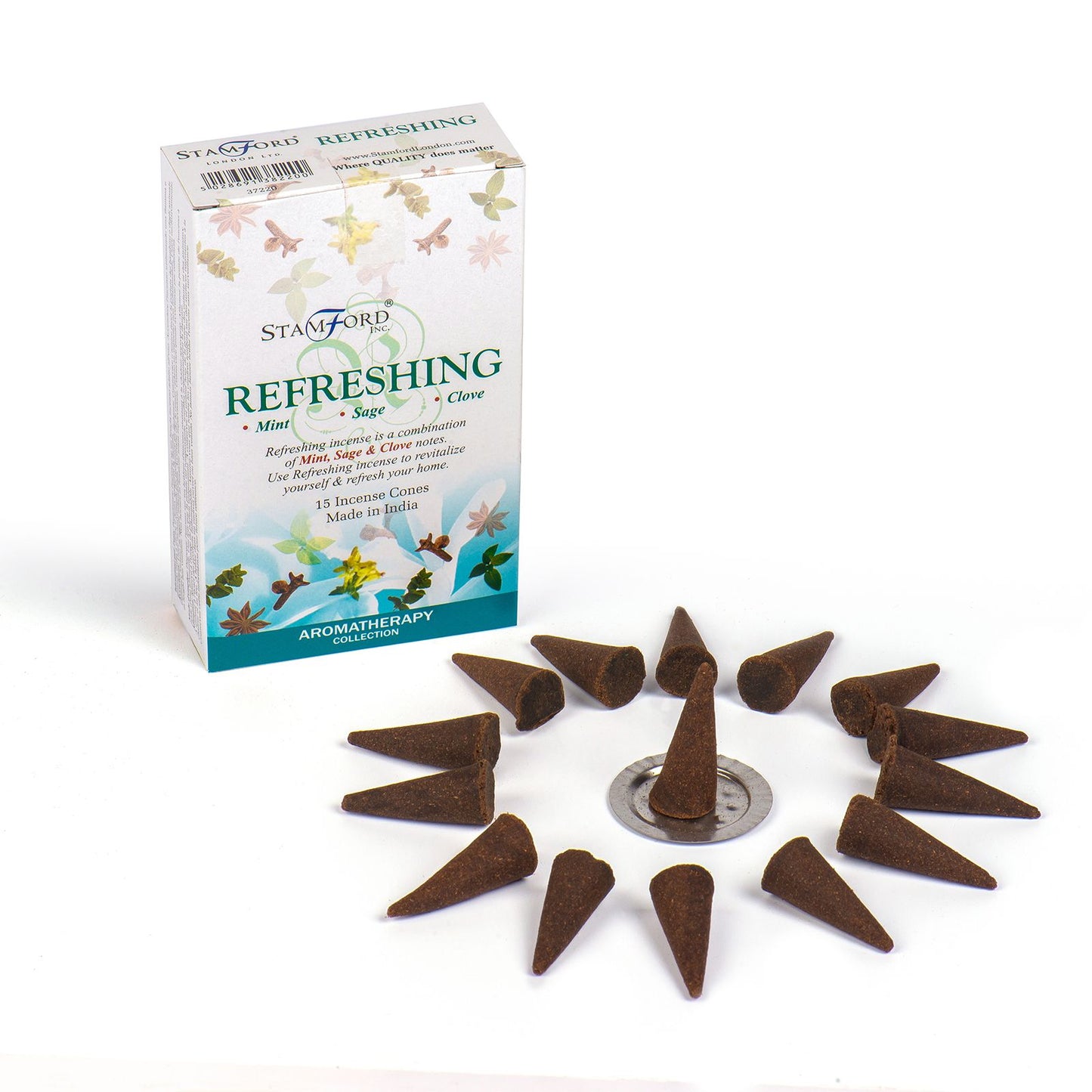 Conos Refrescantes - Incienso Stamford Premium Conos | El Bazar de Tizar