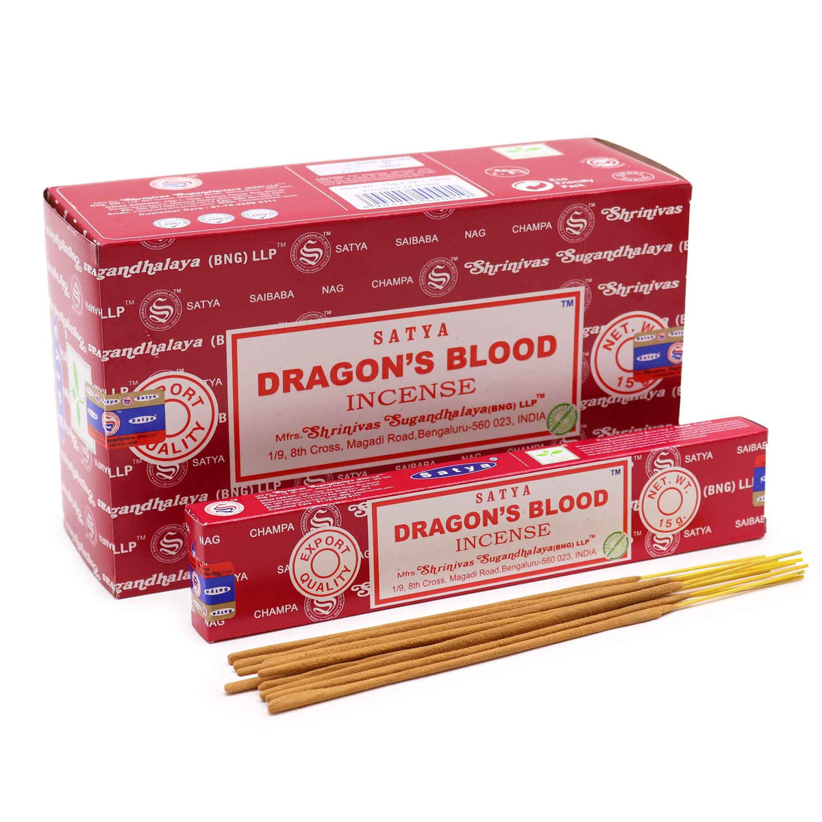 Varillas de Incienso Satya 15gm - Sangre de dragón