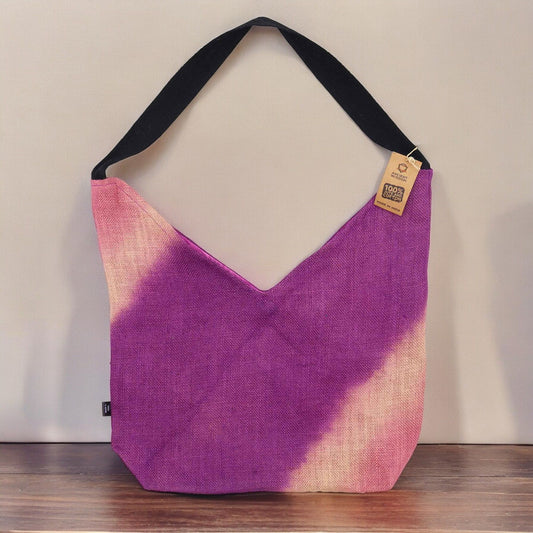 Bolso de hombro - Fucsia antiguo - Bolso de Hombro de Tela Suave