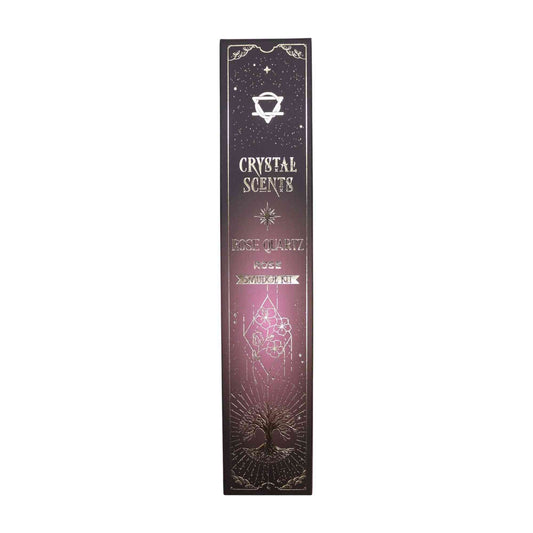 Incienso de purificación con aroma a cuarzo rosa cristal - Rosa - Incienso Smudge de Crystal Scents, Artisan Product