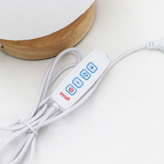 Lámpara New Wave · Luna · USB · 3 Niveles de Brillo