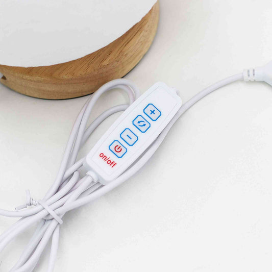 Lámpara New Wave · Luna · USB · 3 Niveles de Brillo - cerámica decoración iluminación | El Bazar de Tizar