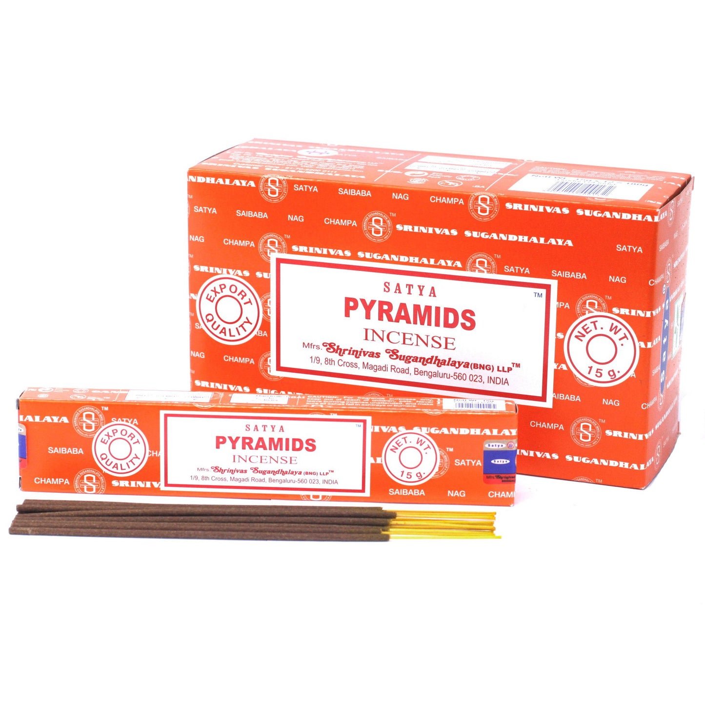 Varillas de Incienso Satya 15gm - Pirámide - Artisan Product Handmade Made In India | El Bazar de Tizar